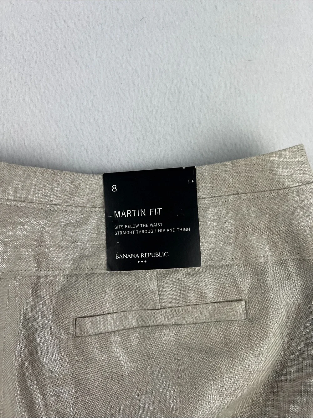 Banana Republic Linen-Blend Trousers - Light Taupe